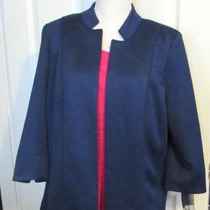 ALLISON DALEY  2-Piece Set Of Jacket (Size 14) & Sleeveless Tank (Size XL)